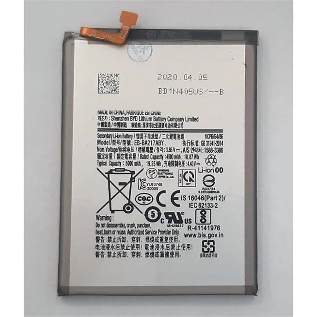 Bateria EB-BA217ABY para Samsung Galaxy A21S SM-A217F SM-A21 calidad premium