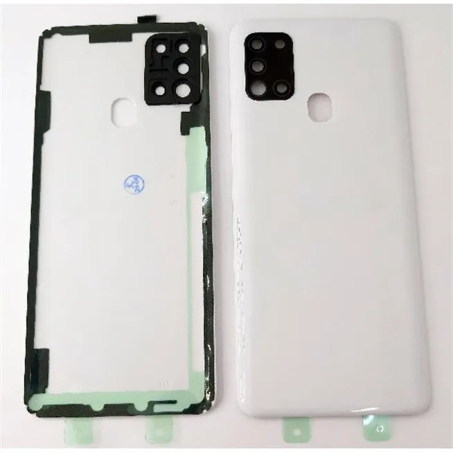 Tapa trasera o tapa bateria blanca para Samsung Galaxy A21s A217 con lente de camara
