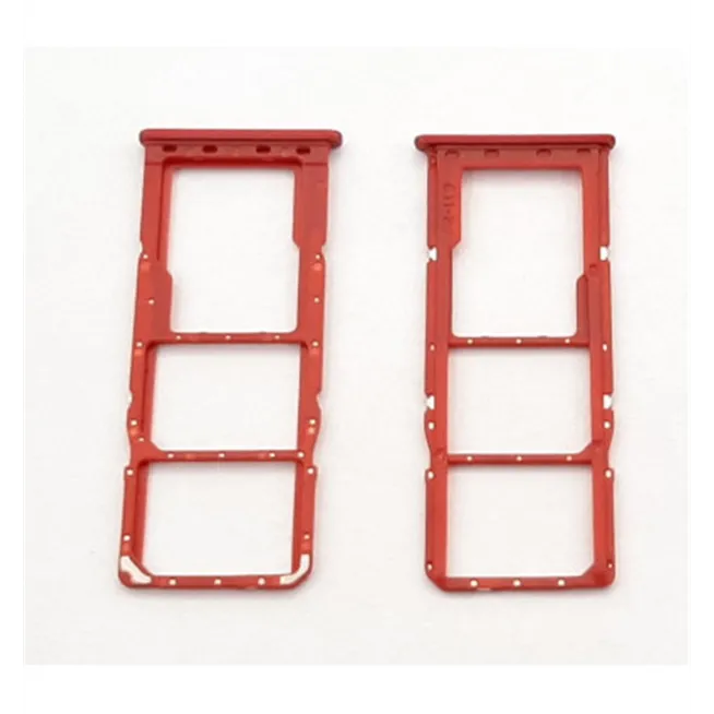Soporte o bandeja dual sim roja para Samsung Galaxy A21S SM-A217F SM-A21 calidad premium