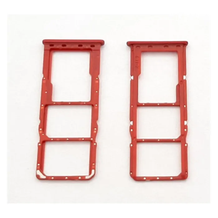 Soporte o bandeja dual sim roja para Samsung Galaxy A21S SM-A217F SM-A21 calidad premium