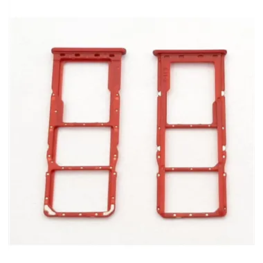 Soporte o bandeja dual sim roja para Samsung Galaxy A21S SM-A217F SM-A21 calidad premium