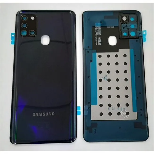 Tapa trasera o tapa bateria negra para Samsung Galaxy A21S SM-A217F SM-A21 GH82-22780A Service Pack