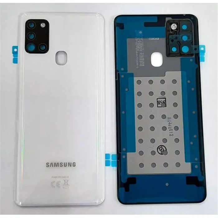 Tapa trasera o tapa bateria blanca para Samsung Galaxy A21S SM-A217F SM-A21 GH82-22780B Service Pack