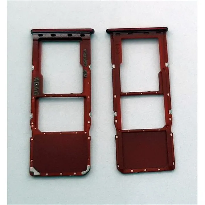 Soporte o bandeja single sim roja para Samsung Galaxy A21S SM-A217F SM-A217 calidad premium