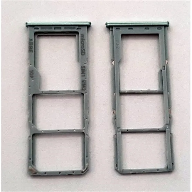 Soporte o bandeja dual sim verde para Samsung Galaxy A22 4G A225F SM-A225F A225 SM-A225 calidad premium