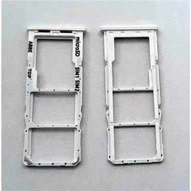 Soporte o bandeja dual sim blanca para Samsung Galaxy A22 4G A225F SM-A225F A225 SM-A225 calidad premium