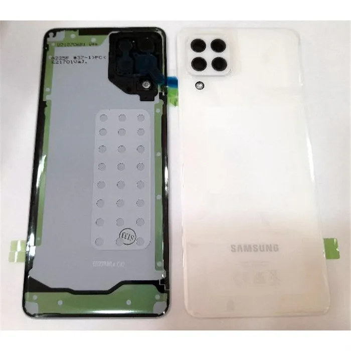 Tapa trasera o tapa de bateria blanco GH82-25959B para Samsung Galaxy A225F A22 4G Service Pack Premium