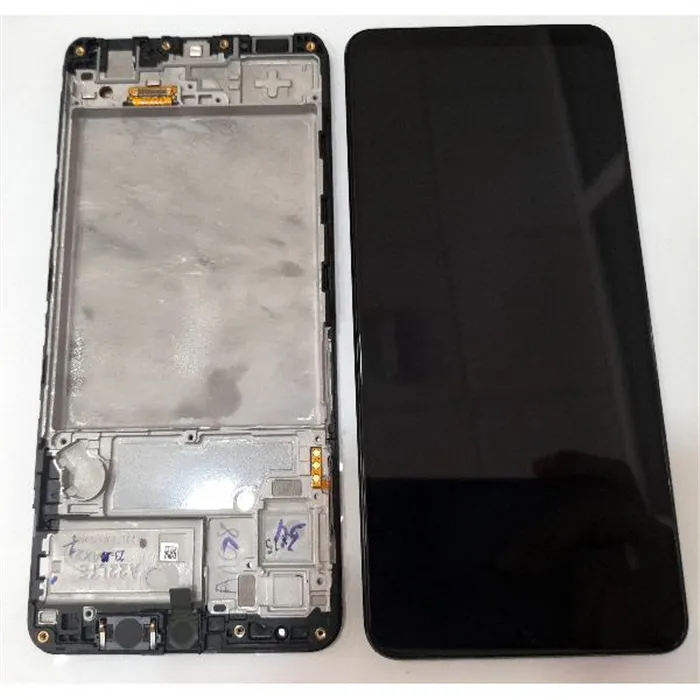 Pantalla para Samsung Galaxy A22 4G GH82-26047A GH82-25944A A225F + tactil negro + marco Service Pack 