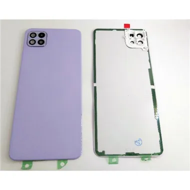 Tapa trasera o tapa bateria violeta para Samsung Galaxy A22 5G A226 mas cubierta camara