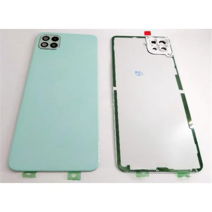 Tapa trasera o tapa bateria verde para Samsung Galaxy A22 5G A226 mas cubierta camara