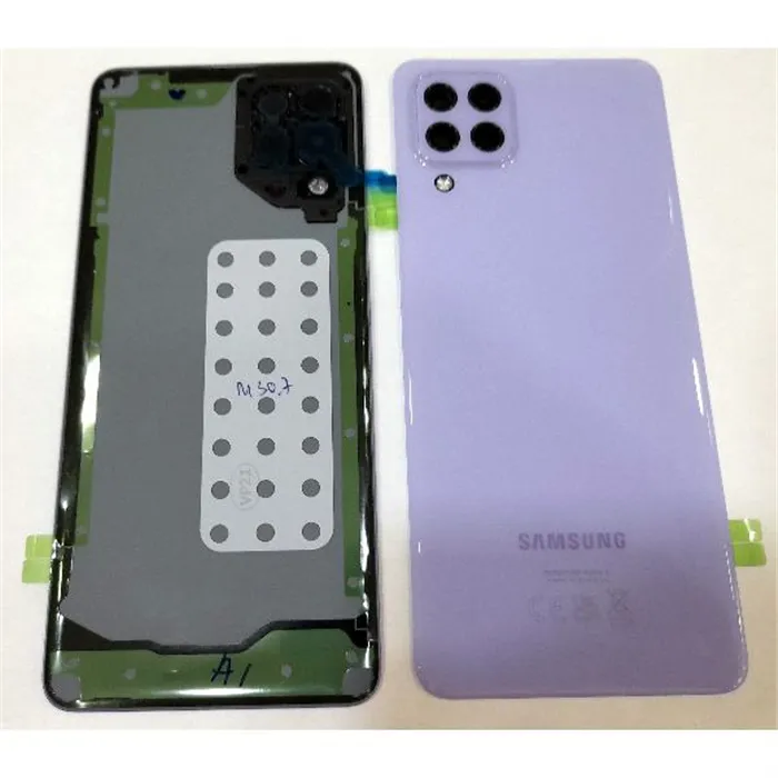 Tapa trasera o tapa de bateria violeta GH82-25959C para Samsung Galaxy A225F A22 5G Service Pack Premium