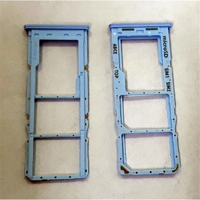 Soporte o bandeja dual sim azul para Samsung Galaxy A23 4G SM-A235 calidad premium