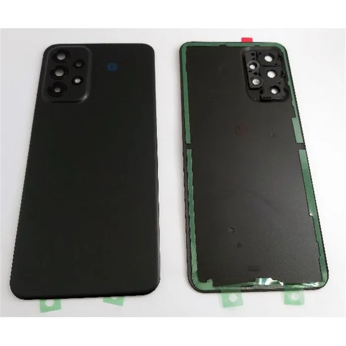 Tapa trasera o tapa bateria negra para Samsung Galaxy A23 5G A236 mas cubierta camara