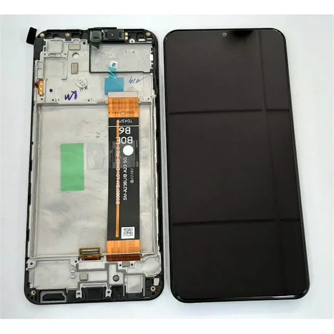 Pantalla lcd para Samsung Galaxy A23 5G SM-A236 GH82-29734A mas tactil negro mas marco negro Service Pack
