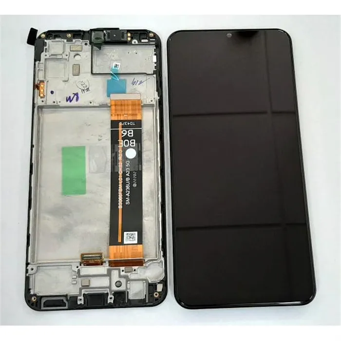Pantalla lcd para Samsung Galaxy A23 5G SM-A236 GH82-29734A mas tactil negro mas marco negro Service Pack