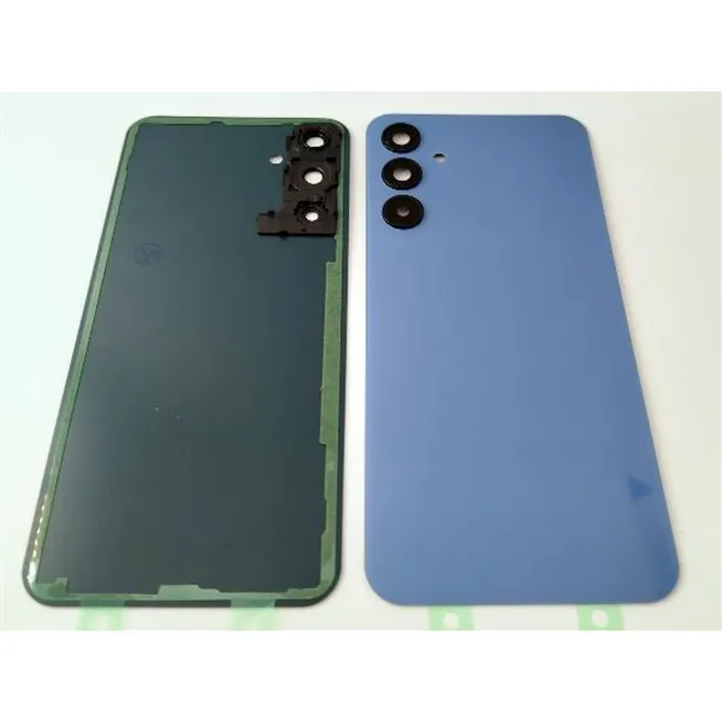 Tapa trasera o tapa bateria azul para Samsung Galaxy A25 5G A256 con cristal de camara