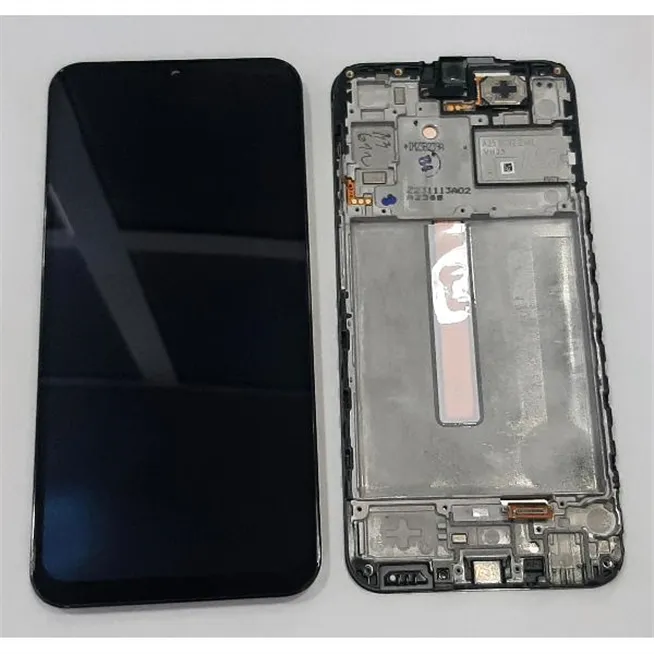 Pantalla lcd para Samsung Galaxy A25 5G SM-A256B GH82-33215A nas tactil negro mas marco negro Service Pack