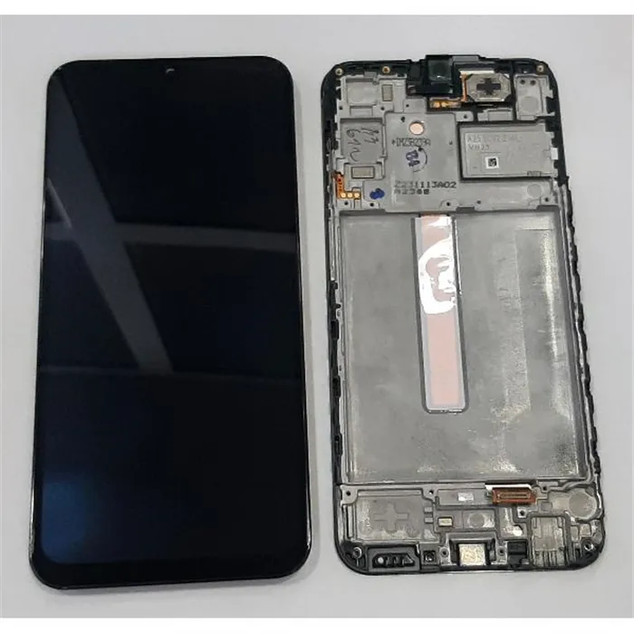 Pantalla lcd para Samsung Galaxy A25 5G SM-A256B GH82-33215A nas tactil negro mas marco negro Service Pack