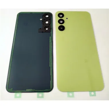 Tapa trasera o tapa bateria amarilla para Samsung Galaxy A25 5G A256 con cristal de camara