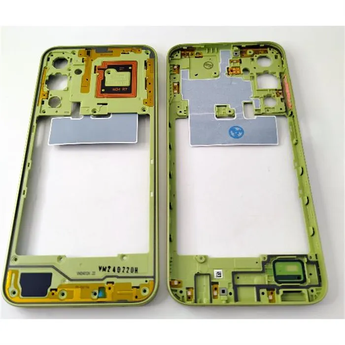Carcasa o marco central amarillo para Samsung Galaxy A25 5G A256 