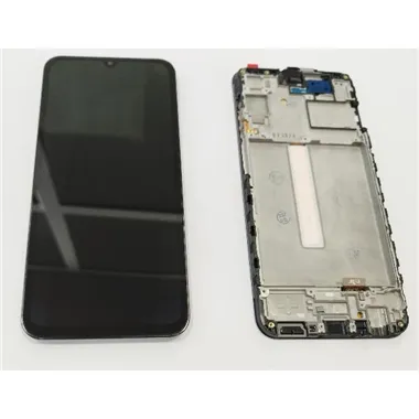 Pantalla Lcd calidad Oled más tactil negro con marco negro para Samsung Galaxy A25 5G A256 compatible