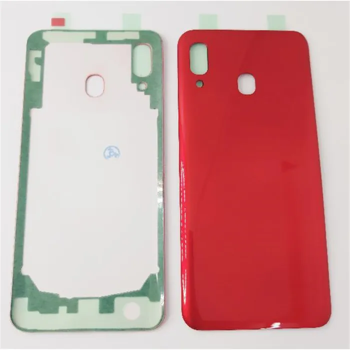 Tapa trasera o tapa bateria roja para Samsung Galaxy A30 A305