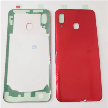 Tapa trasera o tapa bateria roja para Samsung Galaxy A30 A305