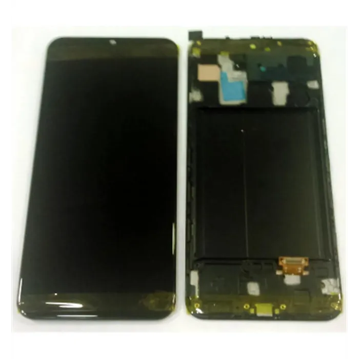 Pantalla lcd calidad oled para Samsung Galaxy A30 SM-A305F SM-A305D mas tactil negro mas marco negro compatible