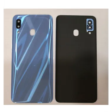 Tapa trasera o tapa bateria azul mas cubierta camara para Samsung Galaxy A30 SM-A305F SM-A305D