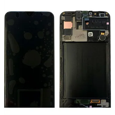 Pantalla lcd premium para Samsung Galaxy A30s GH82-21190A SM-A307 A307 + táctil negro + marco negro Service Pack