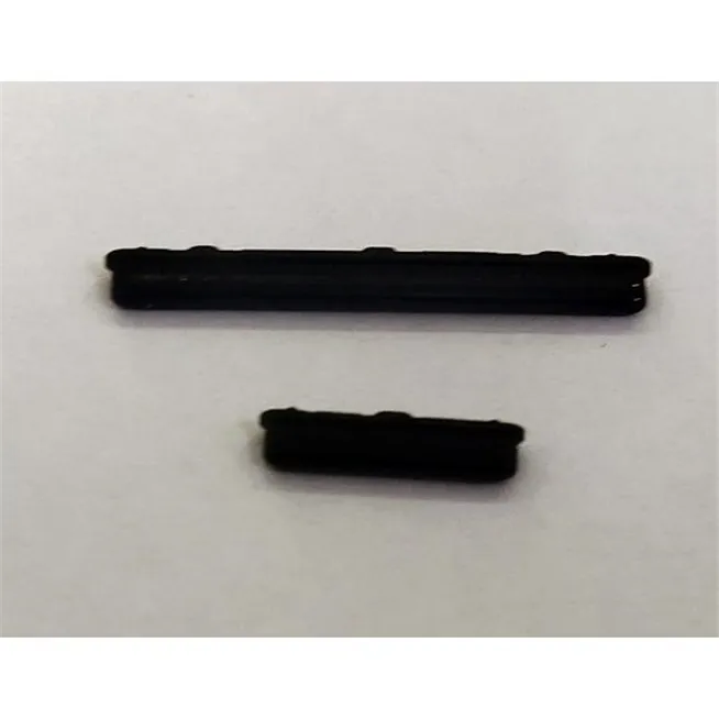Set 2 botones negros para Samsung Galaxy A30S A50S SM-A307 SM-A507 calidad premium