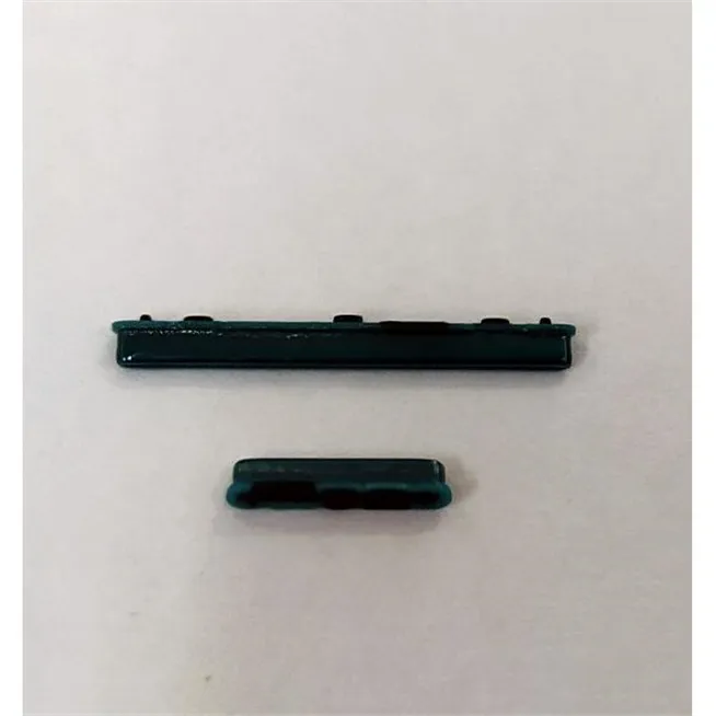 Set 2 botones verdes para Samsung Galaxy A30S A50S SM-A307 SM-A507 calidad premium