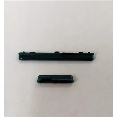 Set 2 botones verdes para Samsung Galaxy A30S A50S SM-A307 SM-A507 calidad premium