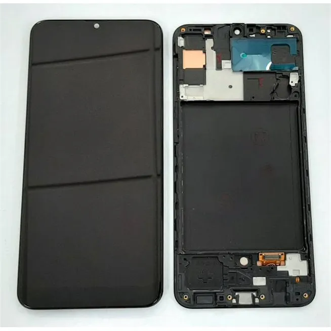 Pantalla lcd para Samsung Galaxy A30S A307 mas tactil negro mas marco negro calidad incell