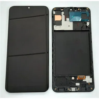 Pantalla lcd para Samsung Galaxy A30S A307 mas tactil negro mas marco negro calidad incell