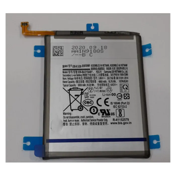 Bateria EB-BA315ABY para Samsung Galaxy A31 SM-A315 4860mAh