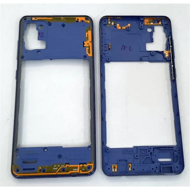 Carcasa o marco central azul para Samsung Galaxy A31 A315F calidad premium