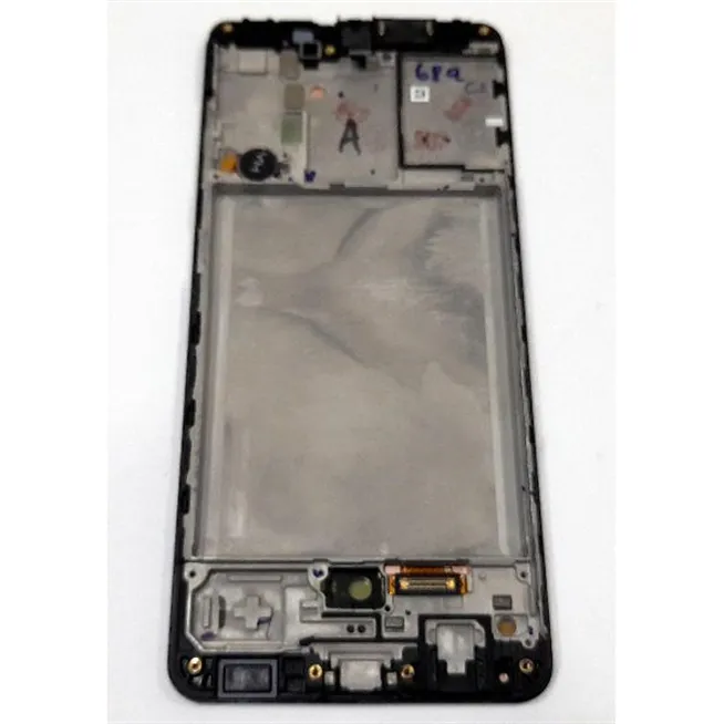Pantalla lcd para Samsung Galaxy A31 SM-A315F SM-A315G GH82-22761A + táctil negro + marco Premium Service Pack