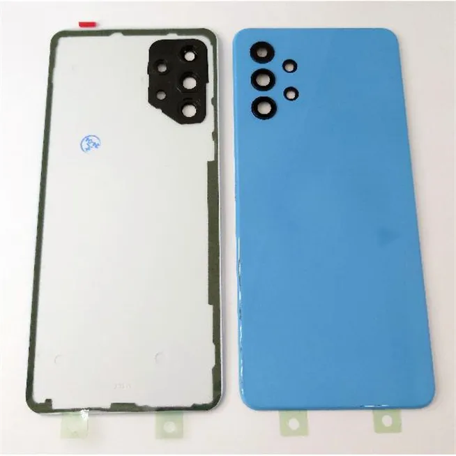 Tapa trasera o tapa bateria azul para Samsung Galaxy A32 A325 con lente de camara