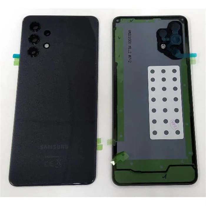 Tapa trasera o tapa batería negro para Samsung Galaxy A32 4G SM-A325B GH82-25545A Service Pack premium