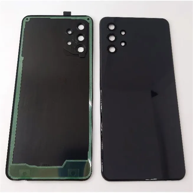 Tapa trasera o tapa bateria negra para Samsung Galaxy A32 5G A326 con lente de camara