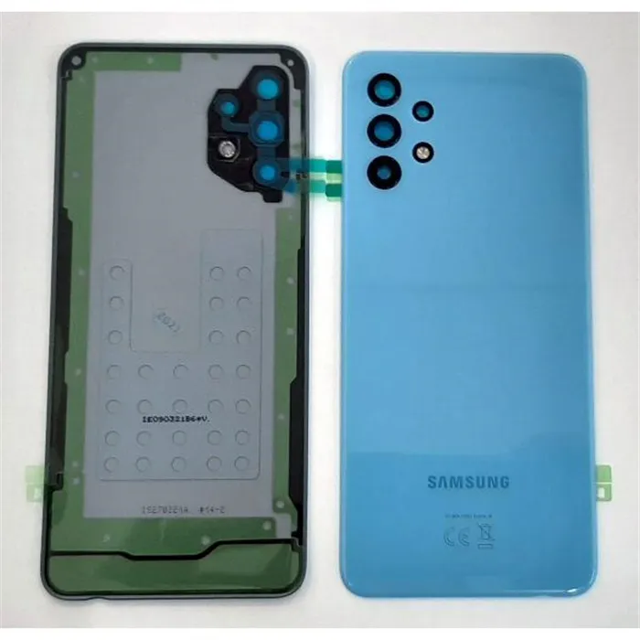 Tapa trasera o tapa bateria azul para Samsung A32 5G SM-A326 GH82-25080C Service Pack