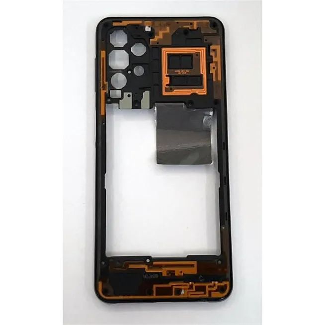 Carcasa central o marco negro para Samsung A32 5G SM-A326F SM-A326 A326F A326 calidad premium