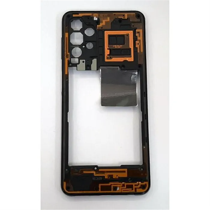 Carcasa central o marco negro para Samsung A32 5G SM-A326F SM-A326 A326F A326 calidad premium