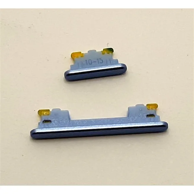 Set 2 botones azules para Samsung Galaxy A33 5G SM-A336 calidad premium