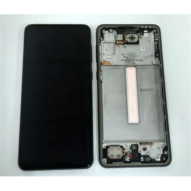 Pantalla lcd para Samsung Galaxy A33 5G SM-A336B GH82-28143A mas tactil negro mas marco negro Service Pack GH82-281