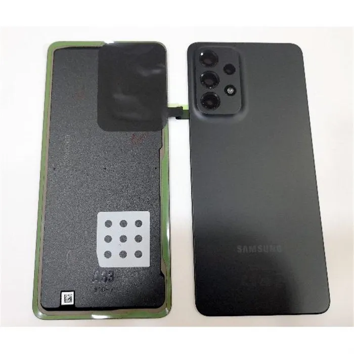Tapa trasera o tapa bateria negra para Samsung Galaxy A33 5G SM-A336 GH82-28042A Service Pack