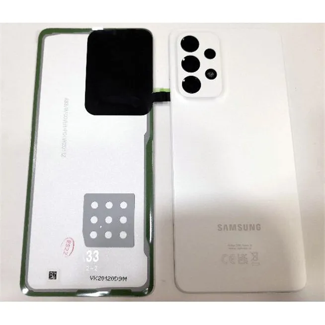 Tapa trasera o tapa bateria blanca para Samsung Galaxy A33 5G SM-A336 GH82-28042B Service Pack