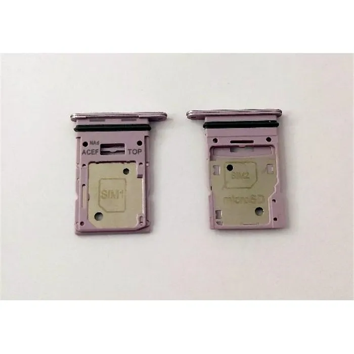 Soporte o bandeja sim rosa Dual sim para Samsung Galaxy A35 calidad premium