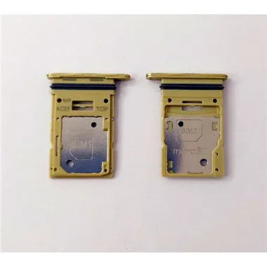 Soporte o bandeja sim amarilla Dual sim para Samsung Galaxy A35 calidad premium